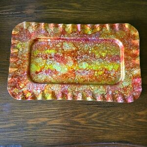 Psychedelic Rectangular Tray